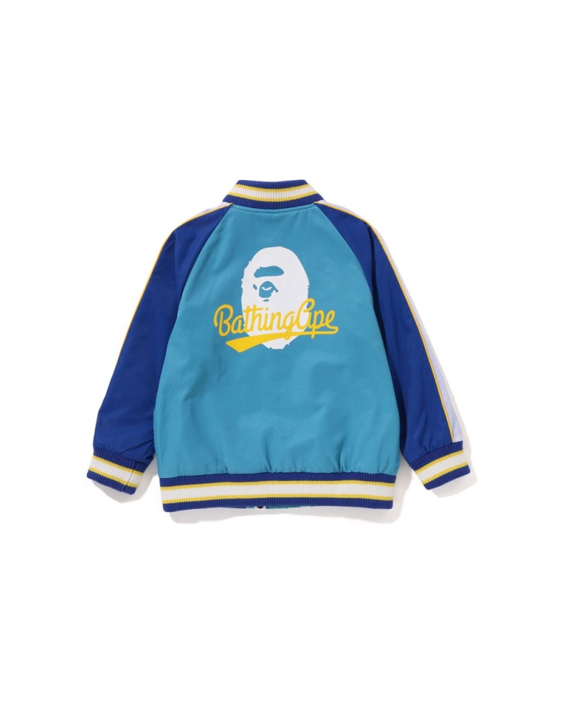 Vêtements D'extérieur Bape Bathing Ape Patch Stadium Bleu Clair Enfant | VTT-54913914